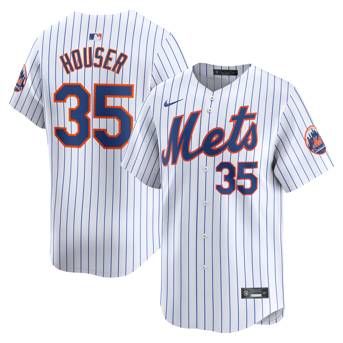 Adrian Houser New York Mets Nike Home Limited Player Jersey White