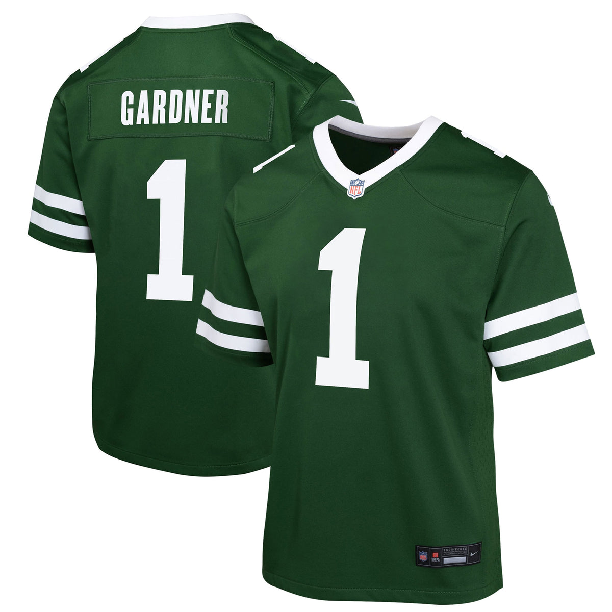 Ahmad Sauce Gardner New York Jets Nike Youth Game Jersey Legacy Green