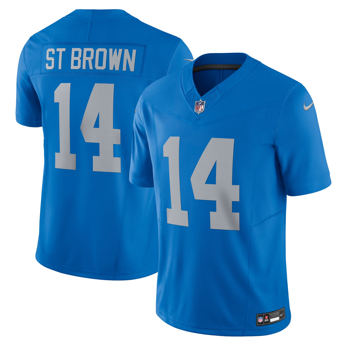 Amon-Ra St. Brown Detroit Lions Nike Vapor F.U.S.E. Alternate Limited Jersey Blue