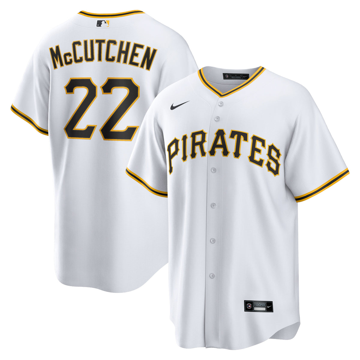Andrew McCutchen Pittsburgh Pirates Nike Replica Player Jersey White