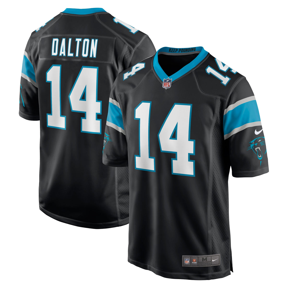 Andy Dalton Carolina Panthers Nike Game Player Jersey Black