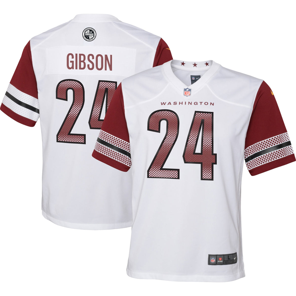Antonio Gibson Washington Commanders Nike Youth Game Jersey White