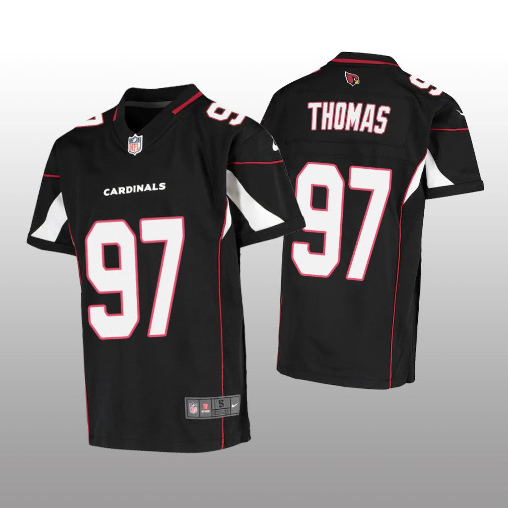 Arizona Cardinals Cameron Thomas Black Jersey Game Youth
