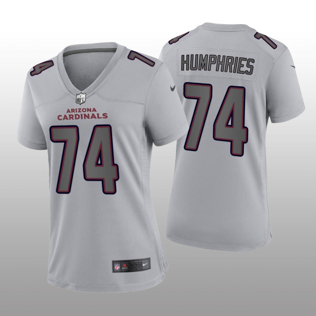 Arizona Cardinals D.J. Humphries Gray Jersey Atmosphere Fashion Game Women's