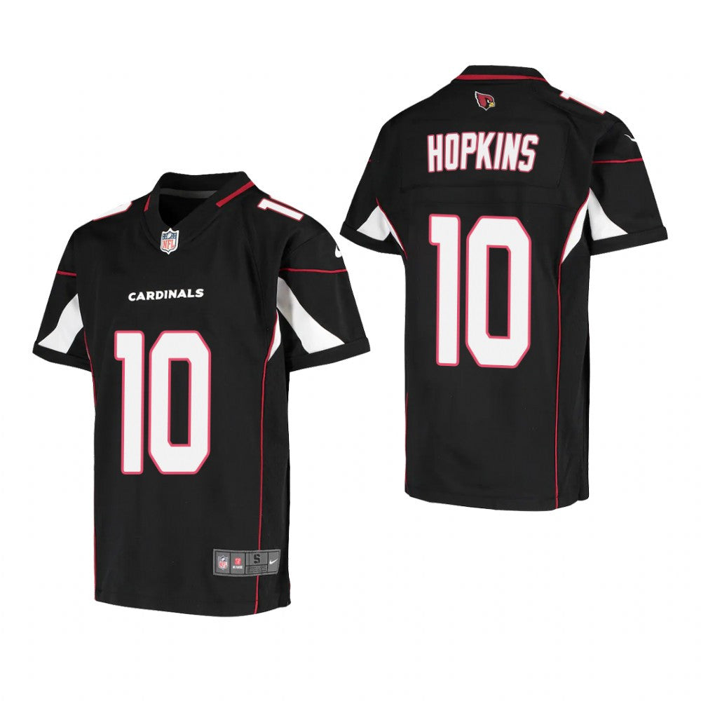 Arizona Cardinals DeAndre Hopkins Black Jersey Game Youth