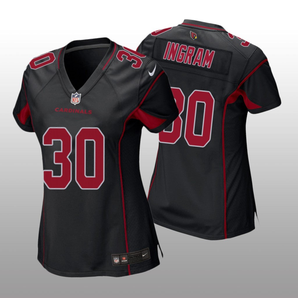 Arizona Cardinals Keaontay Ingram Black Jersey Alternate Game Women's