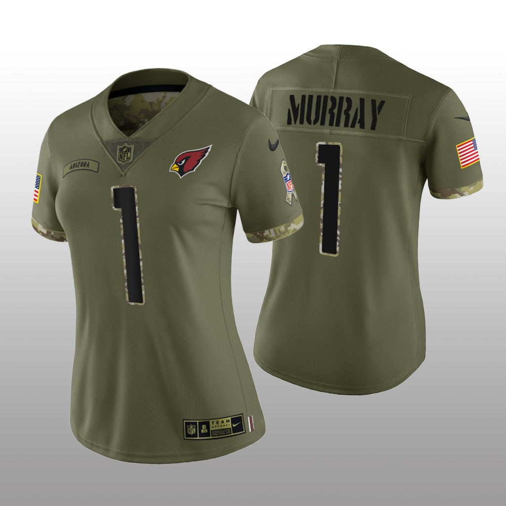 Arizona Cardinals Kyler Murray Olive Limited Jersey Salute To Service Women's