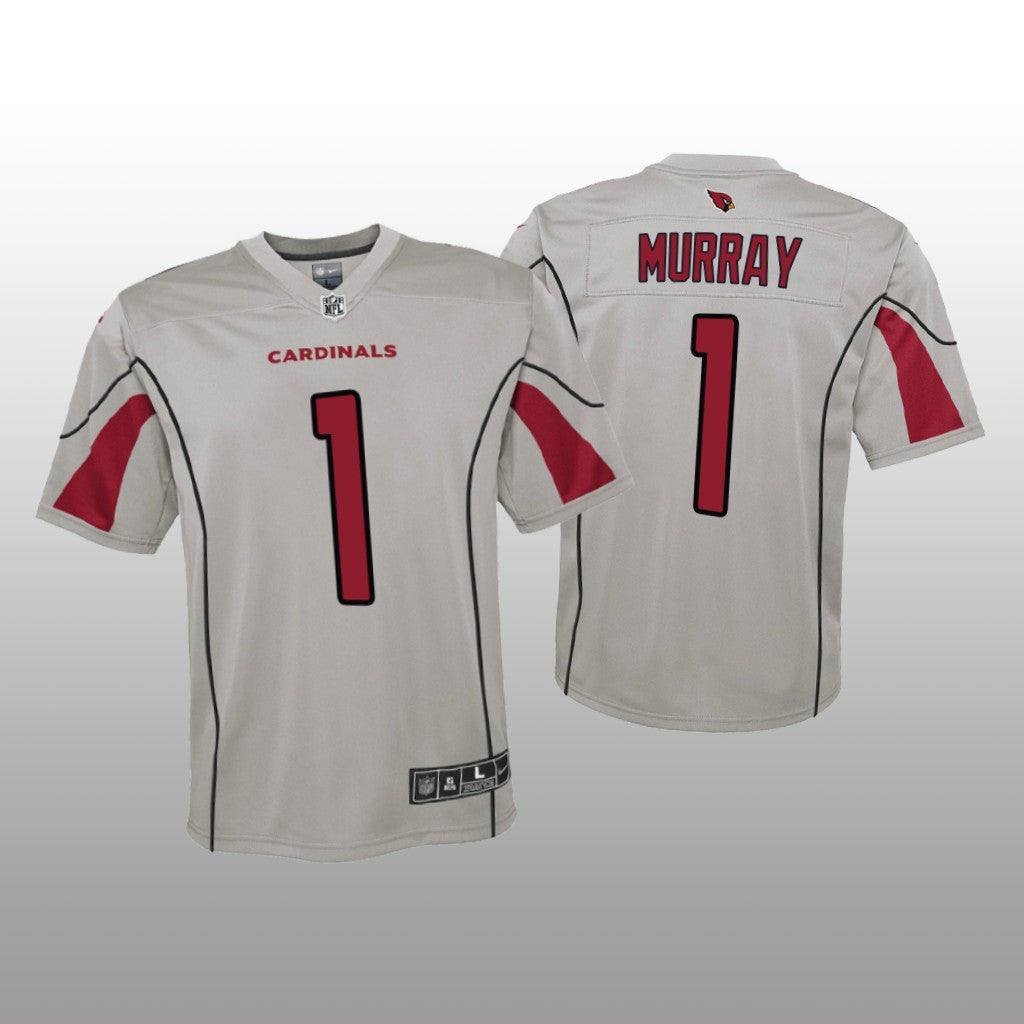 Arizona Cardinals Kyler Murray Silver Jersey Inverted Game Youth