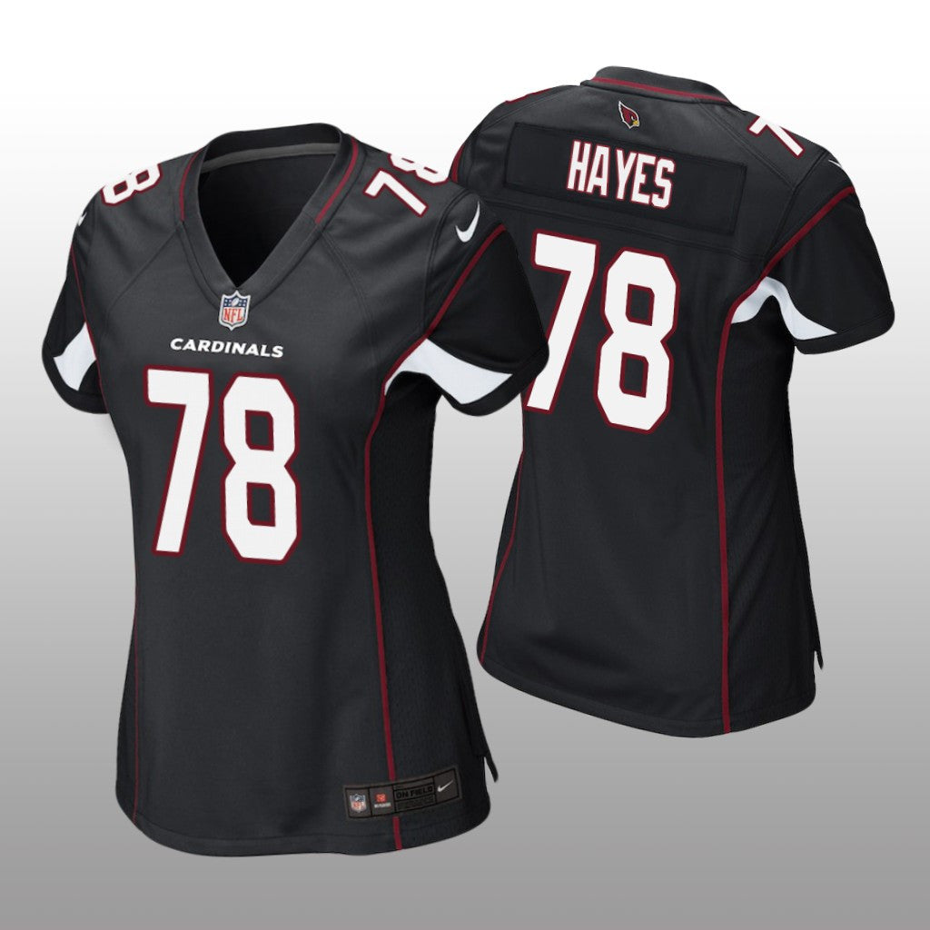 Arizona Cardinals Marquis Hayes Black Jersey Game Women's