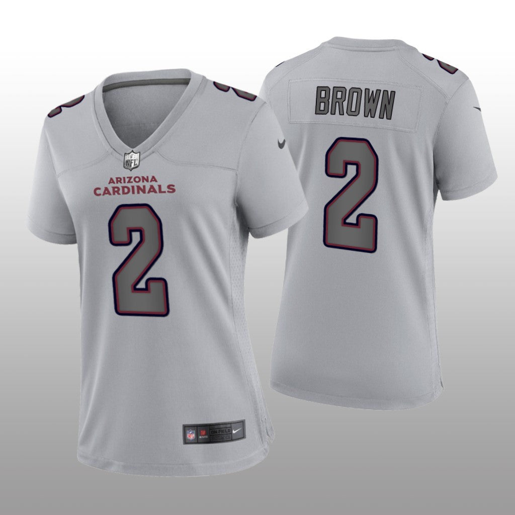 Arizona Cardinals Marquise Brown Gray Jersey Atmosphere Fashion Game Women's