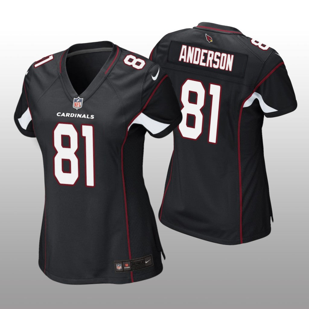 Arizona Cardinals Robbie Anderson Black Jersey Game Women's