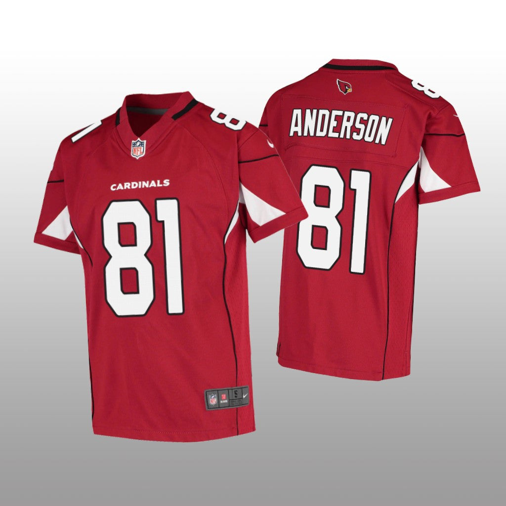 Arizona Cardinals Robby Anderson Cardinal Jersey Game Youth