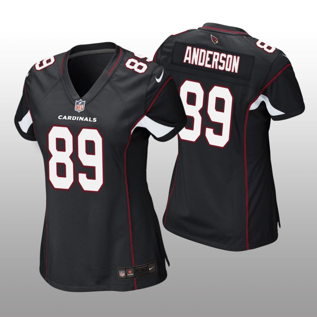 Arizona Cardinals Stephen Anderson Black Jersey Game Women's