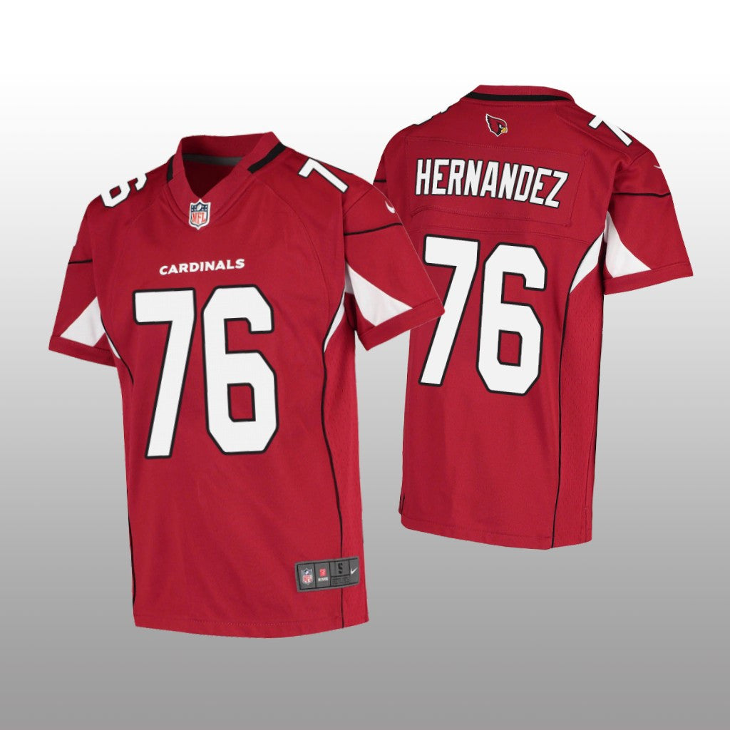 Arizona Cardinals Will Hernandez Cardinal Jersey Game Youth