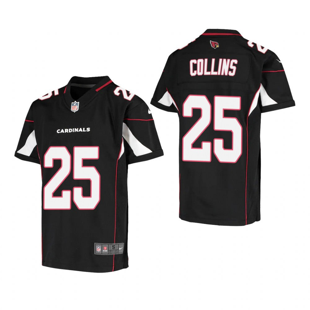Arizona Cardinals Zaven Collins Black Jersey Game Youth