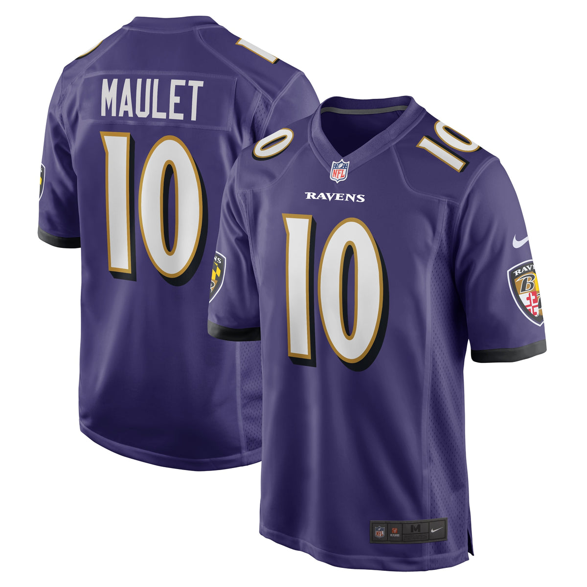 Arthur Maulet Baltimore Ravens Nike Game Jersey Purple