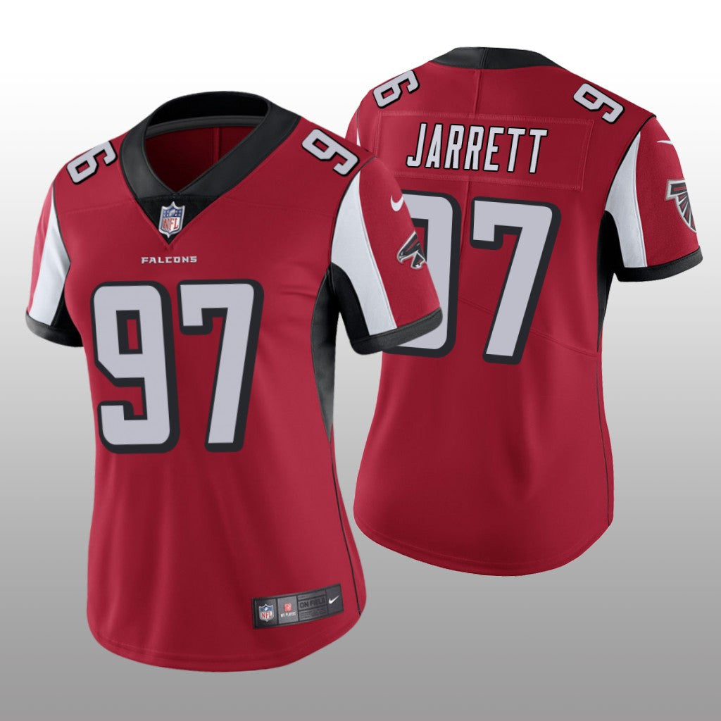 Atlanta Falcons #97 Red Grady Jarrett Game Jersey Women