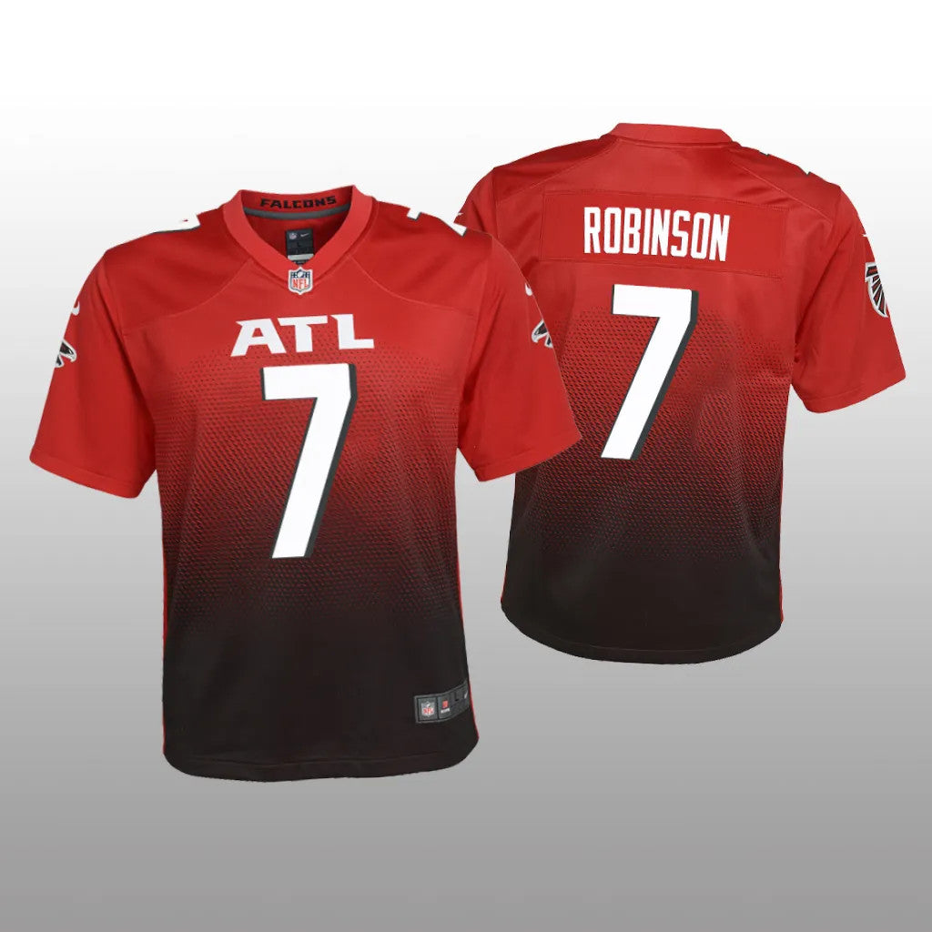 Atlanta Falcons Bijan Robinson Red Jersey Alternate Game Youth
