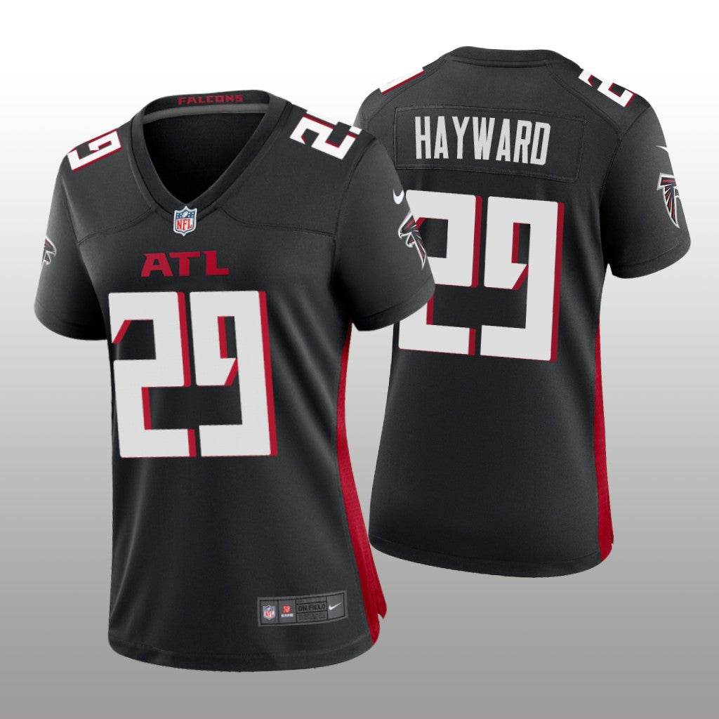 Atlanta Falcons Casey Hayward Black Jersey Game Women's