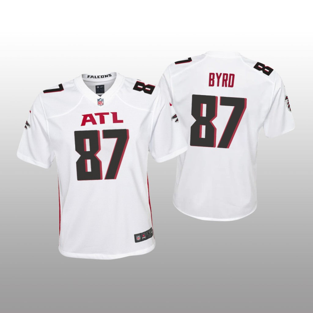 Atlanta Falcons Damiere Byrd White Jersey Game Youth