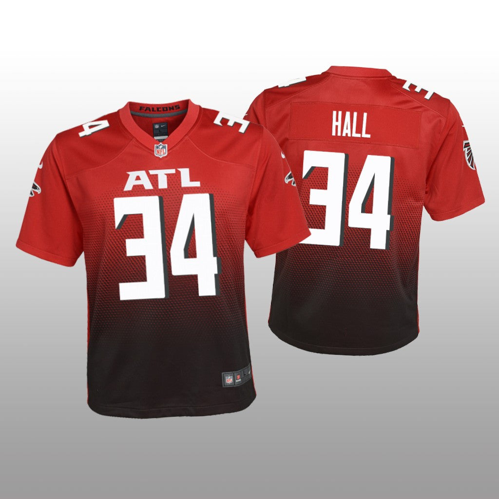 Atlanta Falcons Darren Hall Red Jersey Alternate Game Youth
