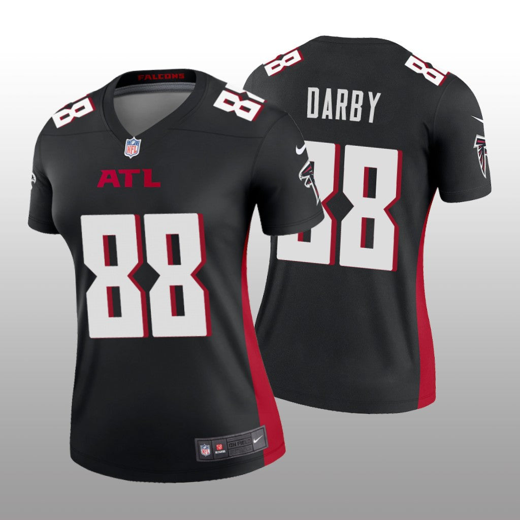 Atlanta Falcons Frank Darby Black Jersey Legend Women's
