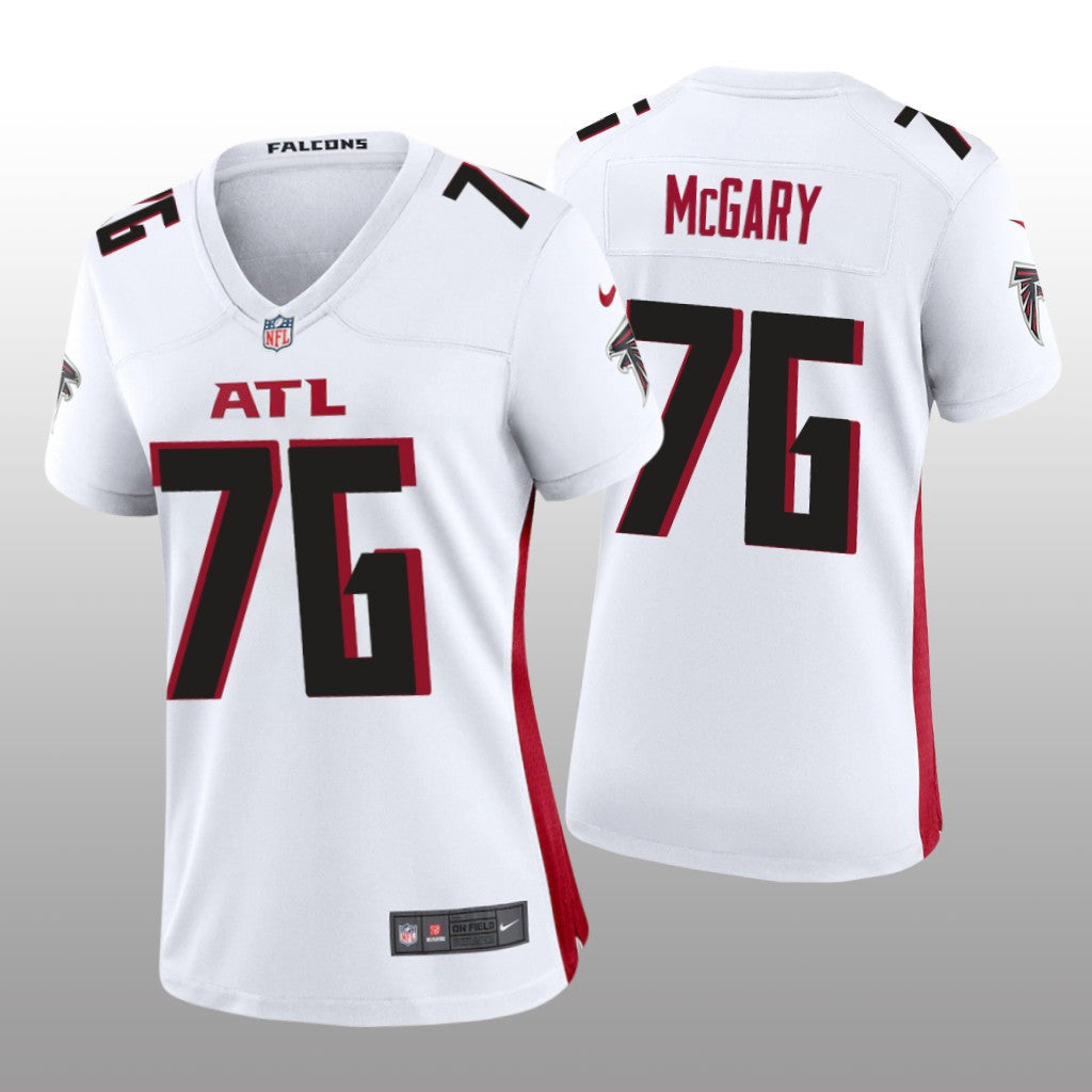 Atlanta Falcons Kaleb McGary White Jersey Game Women's