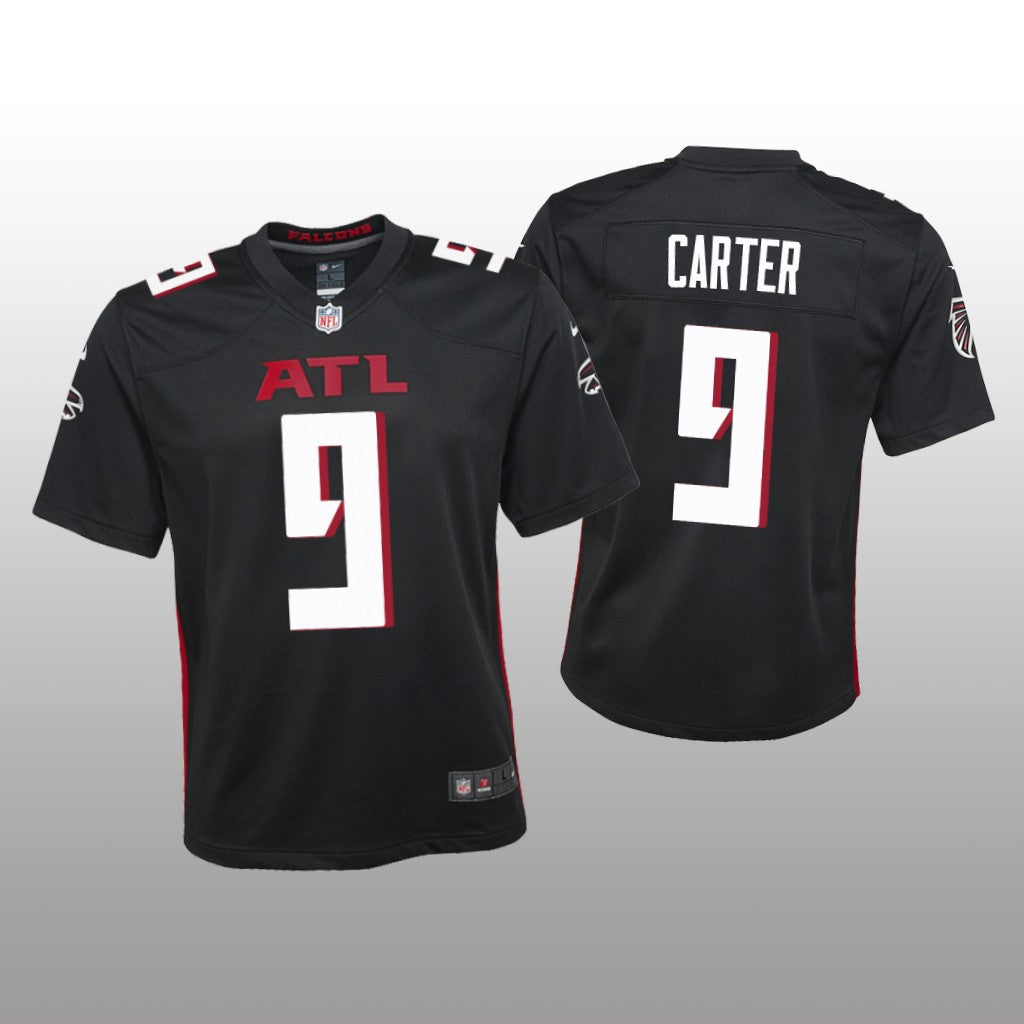Atlanta Falcons Lorenzo Carter Black Jersey Game Youth