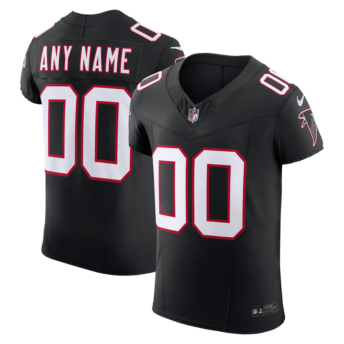 Atlanta Falcons Nike Vapor F.U.S.E. Elite Custom Jersey Black