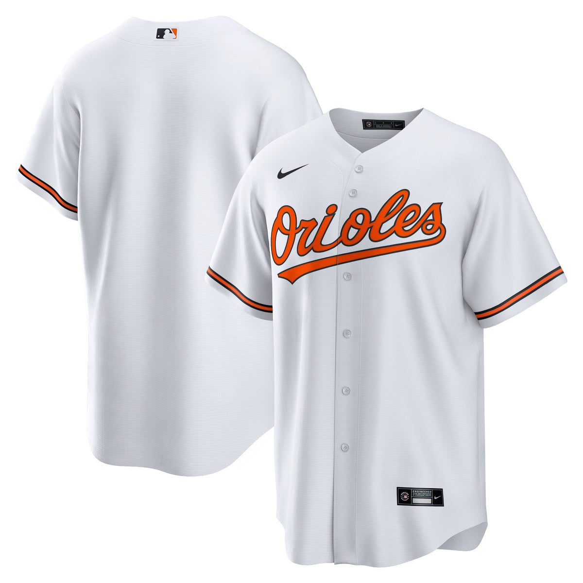 Baltimore Orioles Nike Home Replica Team Jersey White