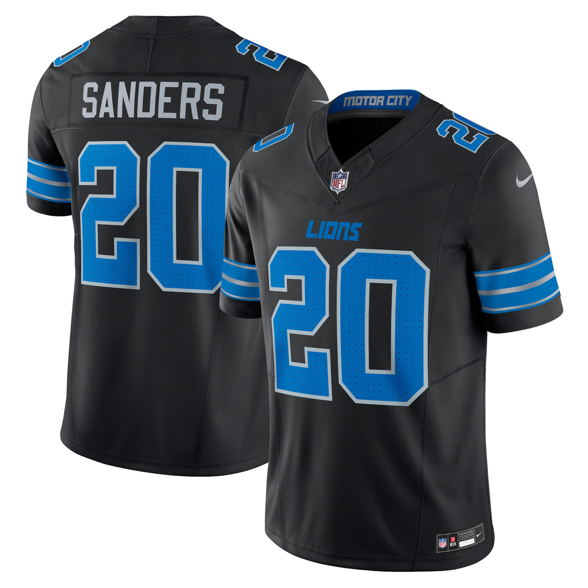 Barry Sanders Detroit Lions Nike 2nd Alternate Vapor F.U.S.E. Limited Jersey Black