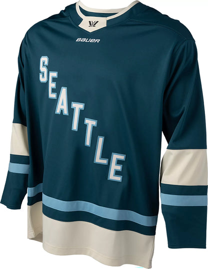 Bauer Men's Seattle Green Home Authentic Jersey