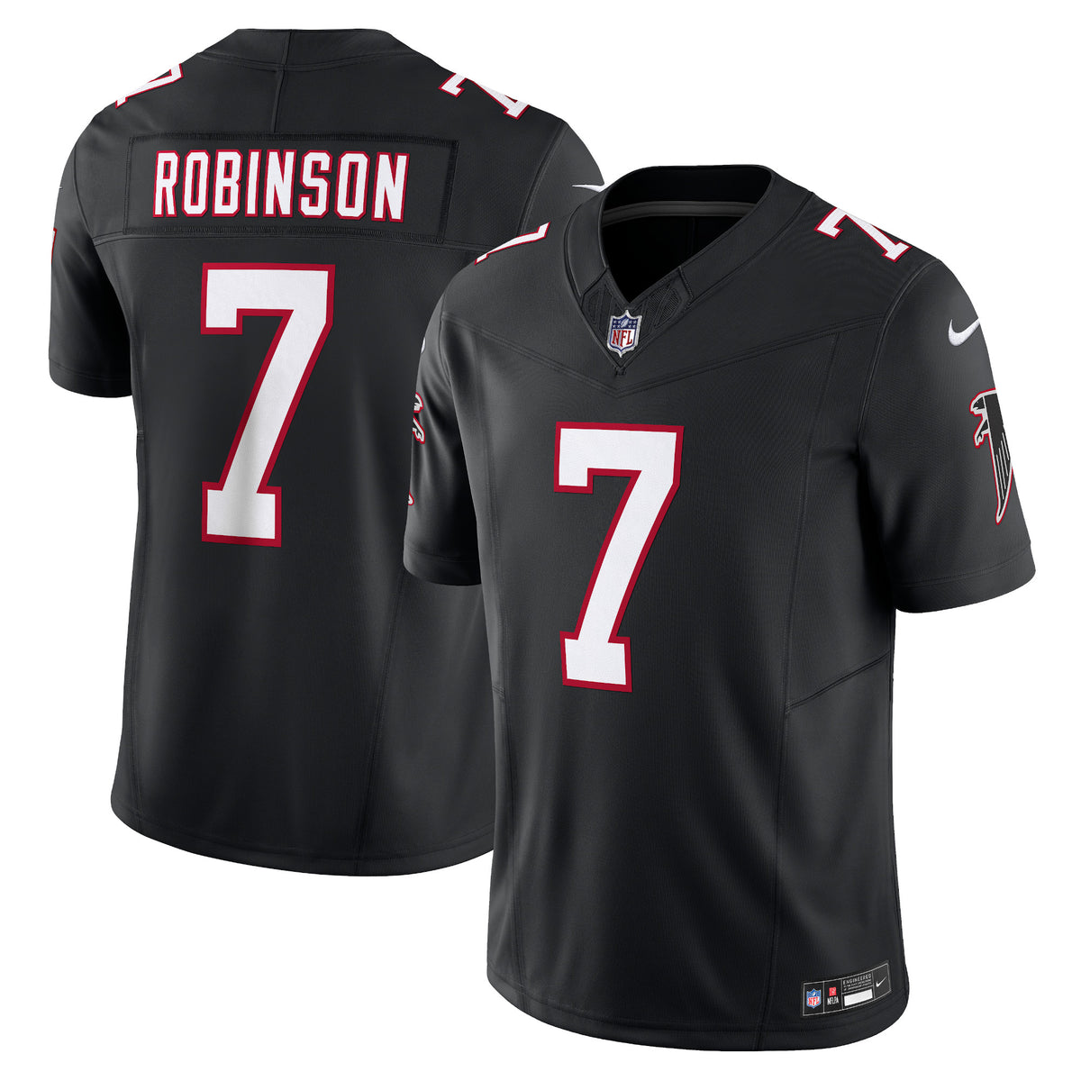 Bijan Robinson Atlanta Falcons Nike Alternate Vapor F.U.S.E. Limited Jersey Black