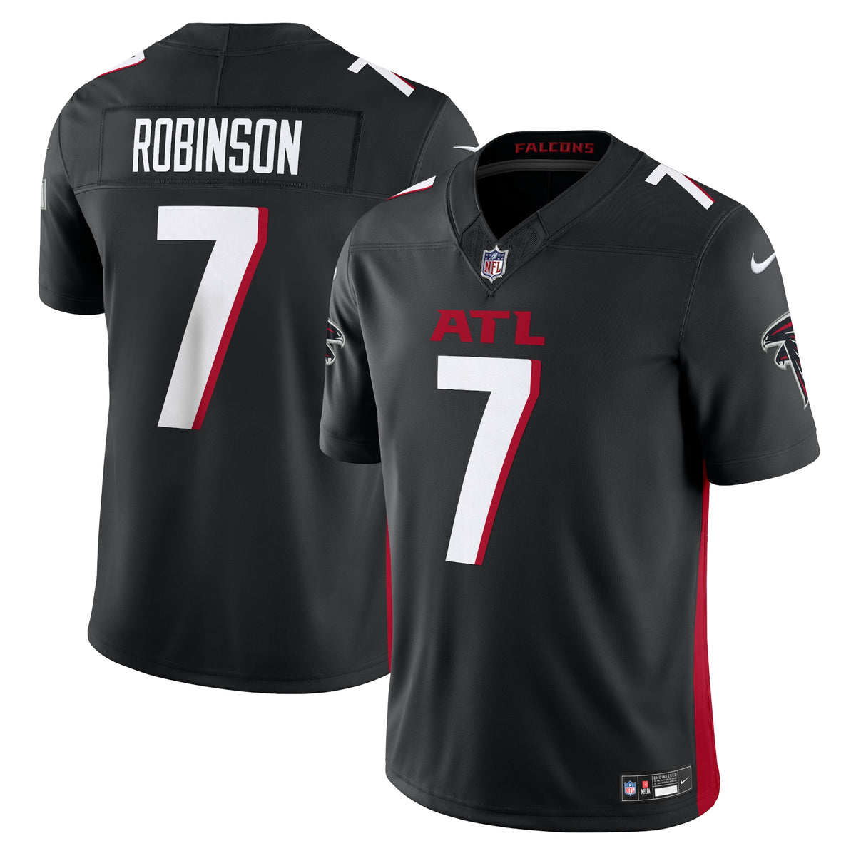 Bijan Robinson Atlanta Falcons Nike Vapor F.U.S.E. Limited Jersey Black