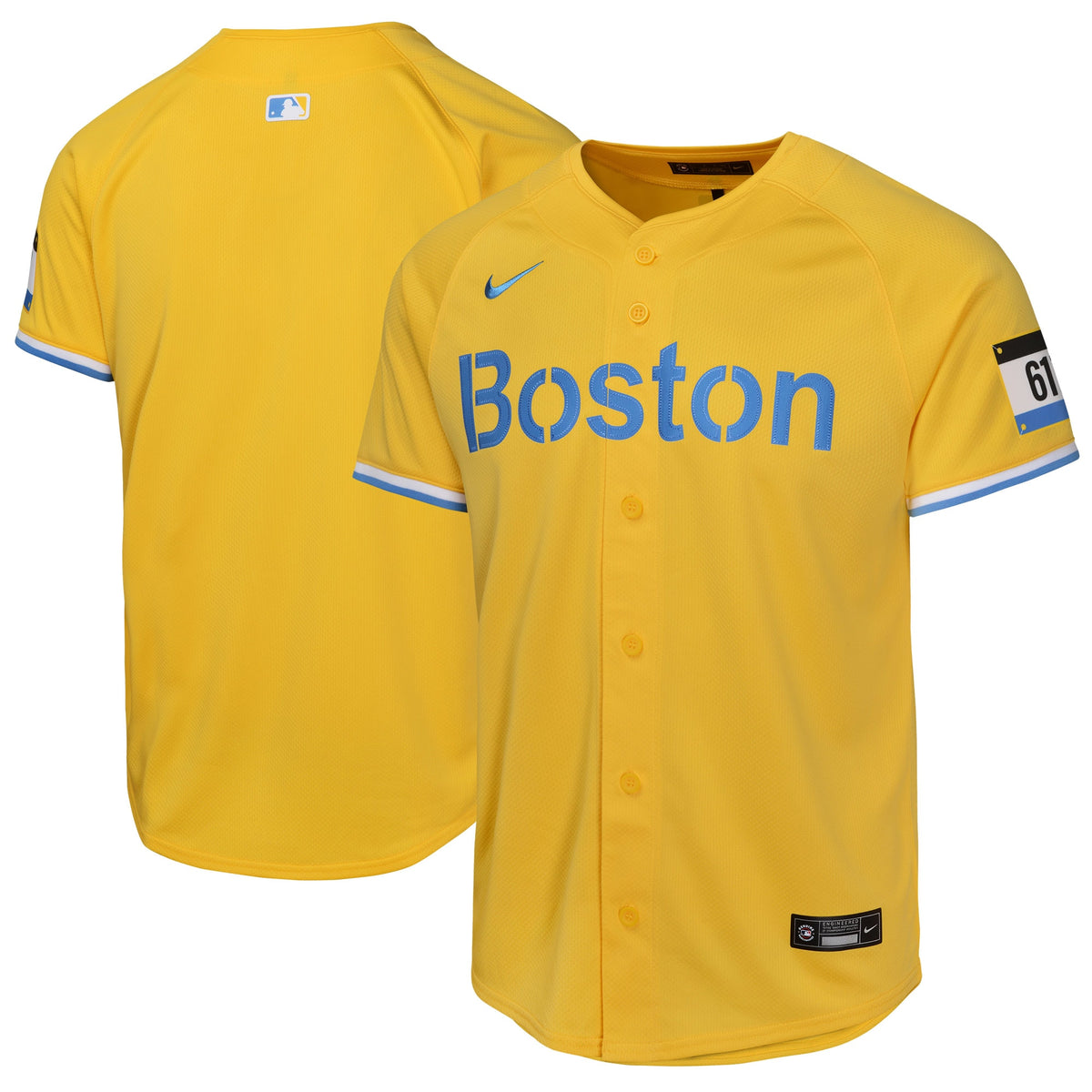Boston Red Sox Nike Youth City Connect Limited Jersey Gold