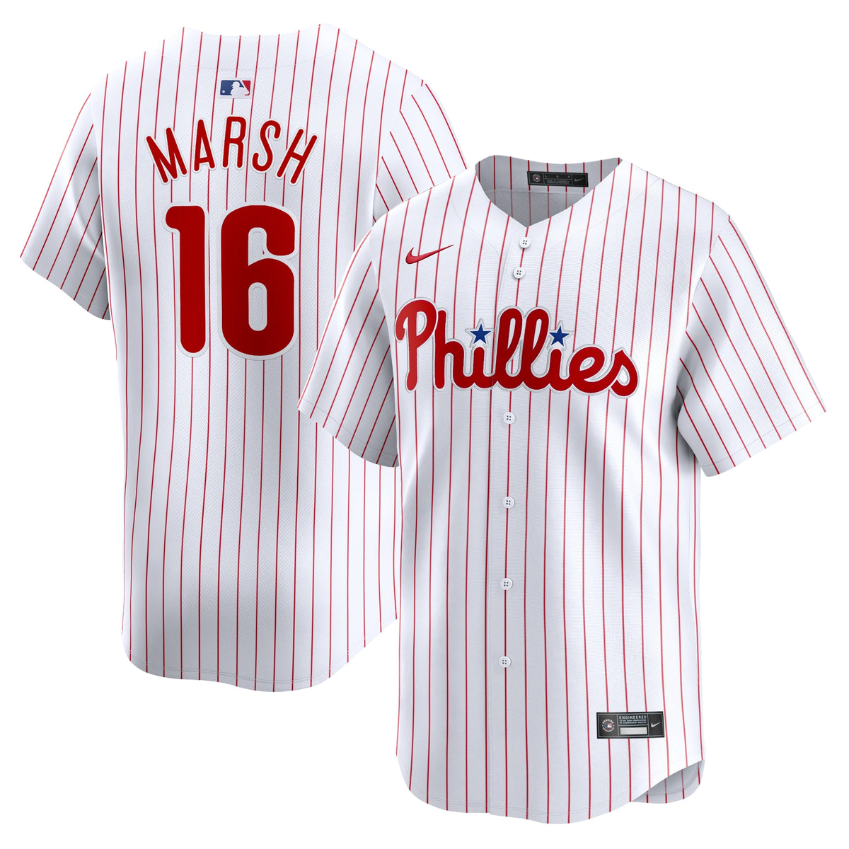 Brandon Marsh Philadelphia Phillies Nike Home Limited Player Jersey White