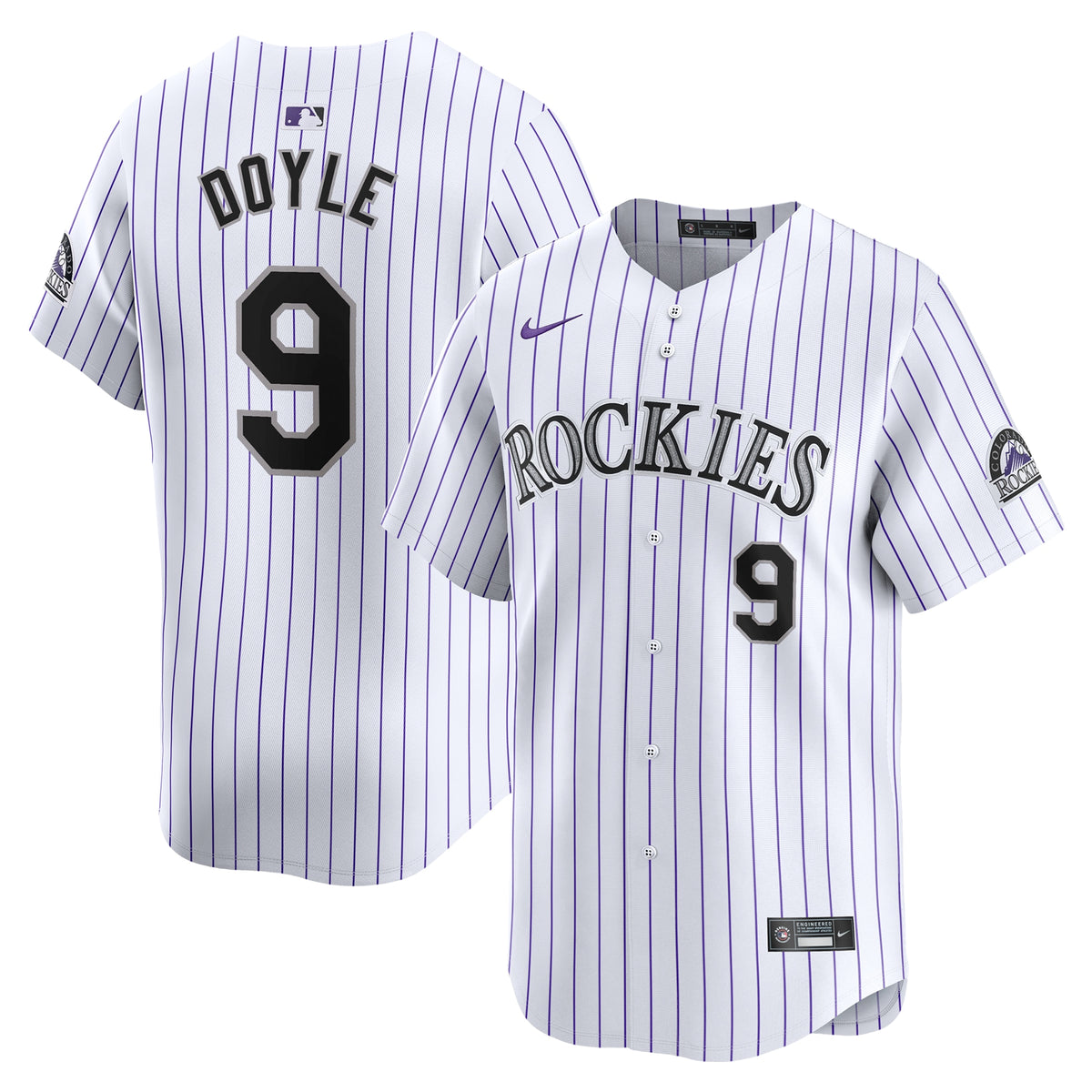 Brenton Doyle Colorado Rockies Nike Home Limited Player Jersey White