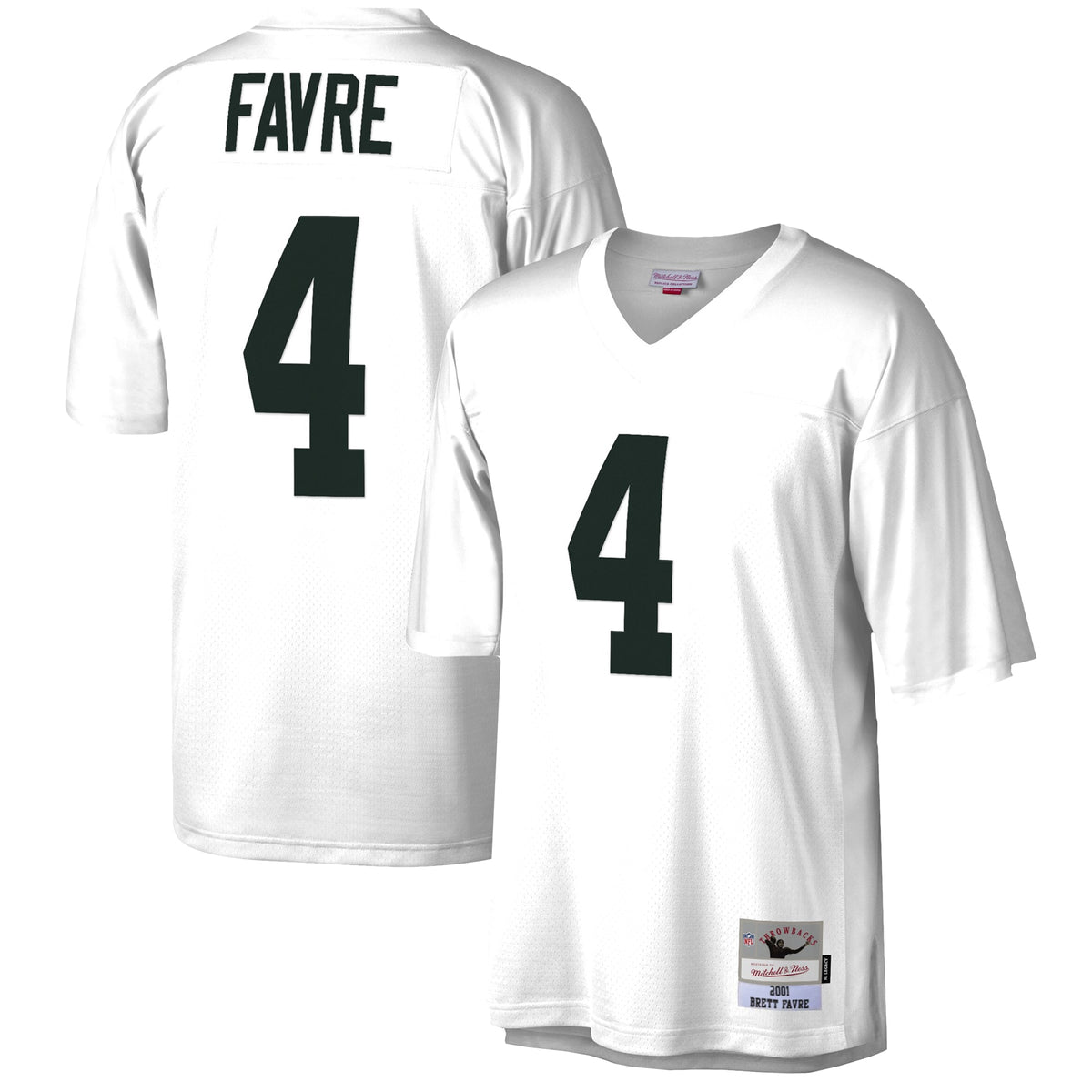 Brett Favre Green Bay Packers Mitchell Ness Legacy Replica Jersey White