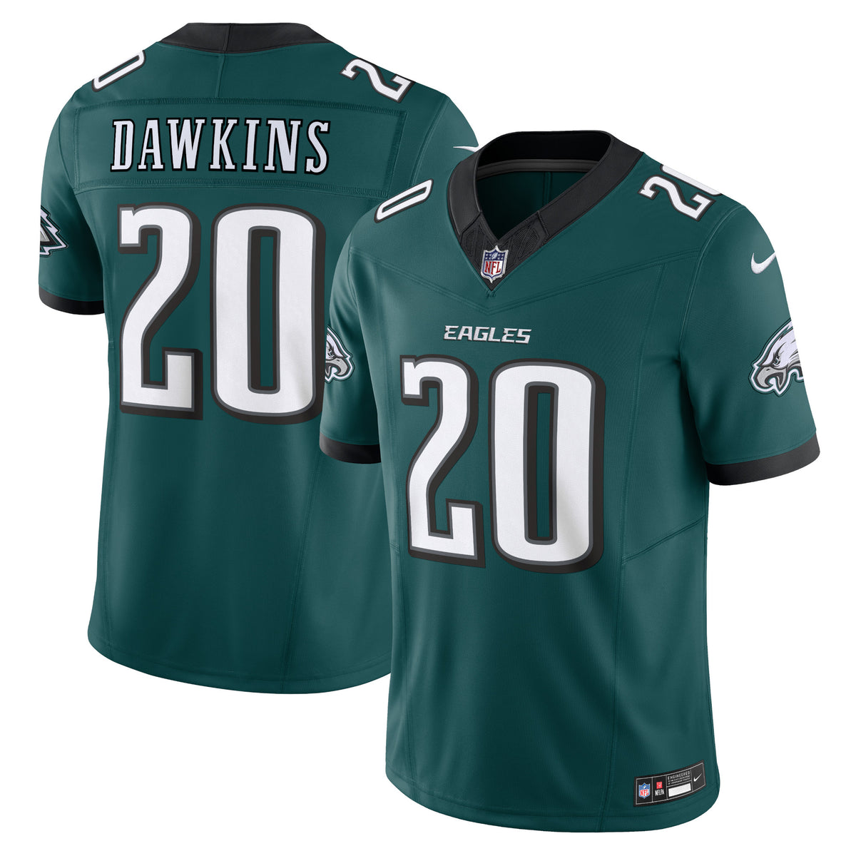 Brian Dawkins Philadelphia Eagles Nike Vapor F.U.S.E. Limited Jersey Midnight Green