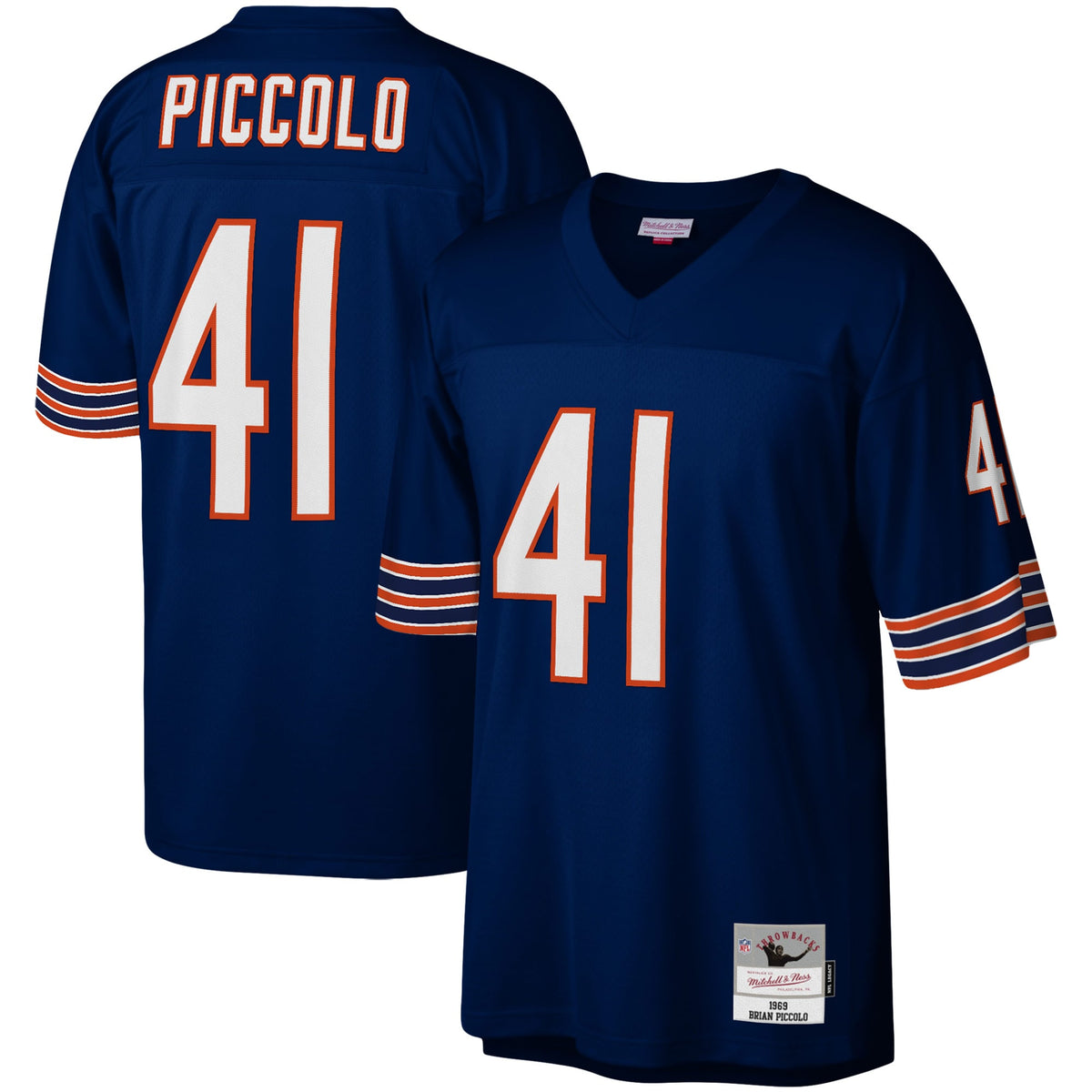 Brian Piccolo Chicago Bears Mitchell Ness Legacy Replica Jersey Navy