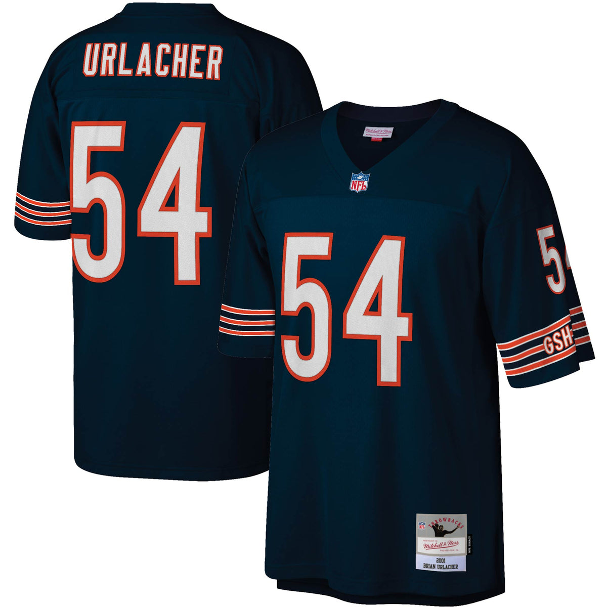 Brian Urlacher Chicago Bears Mitchell Ness Legacy Replica Jersey Navy