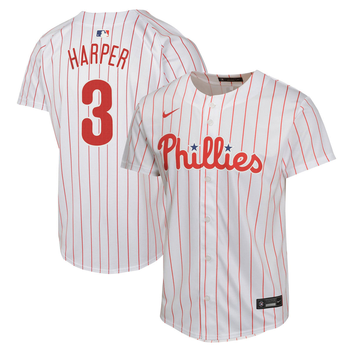 Bryce Harper Philadelphia Phillies Nike Youth Home Game Player Jersey White