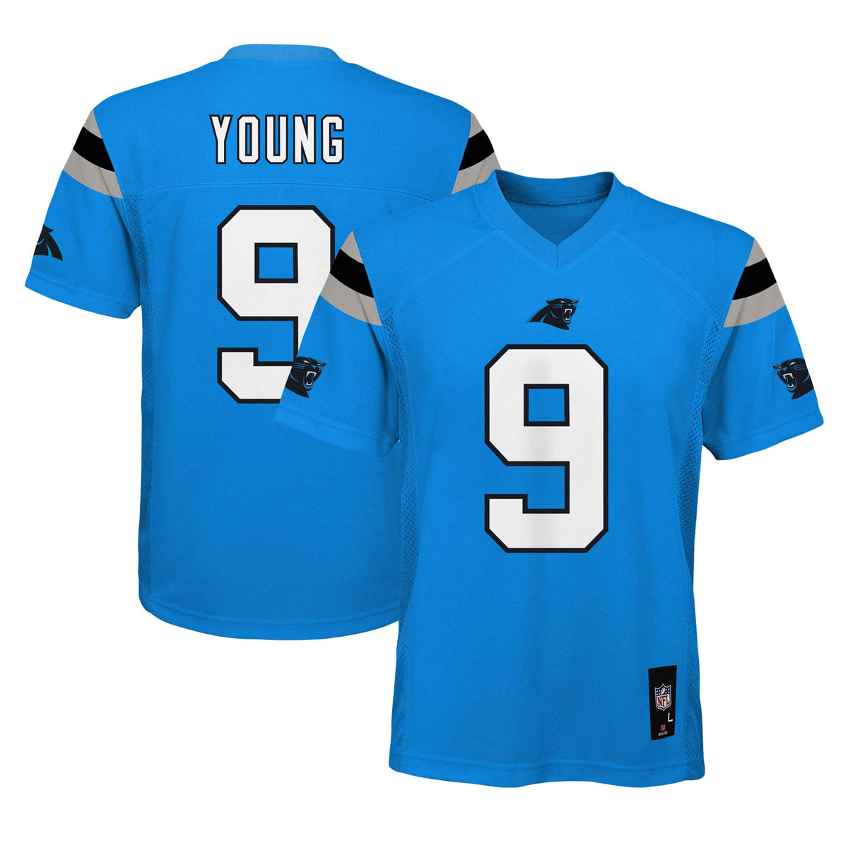 Bryce Young Carolina Panthers Youth Replica Player Jersey Blue