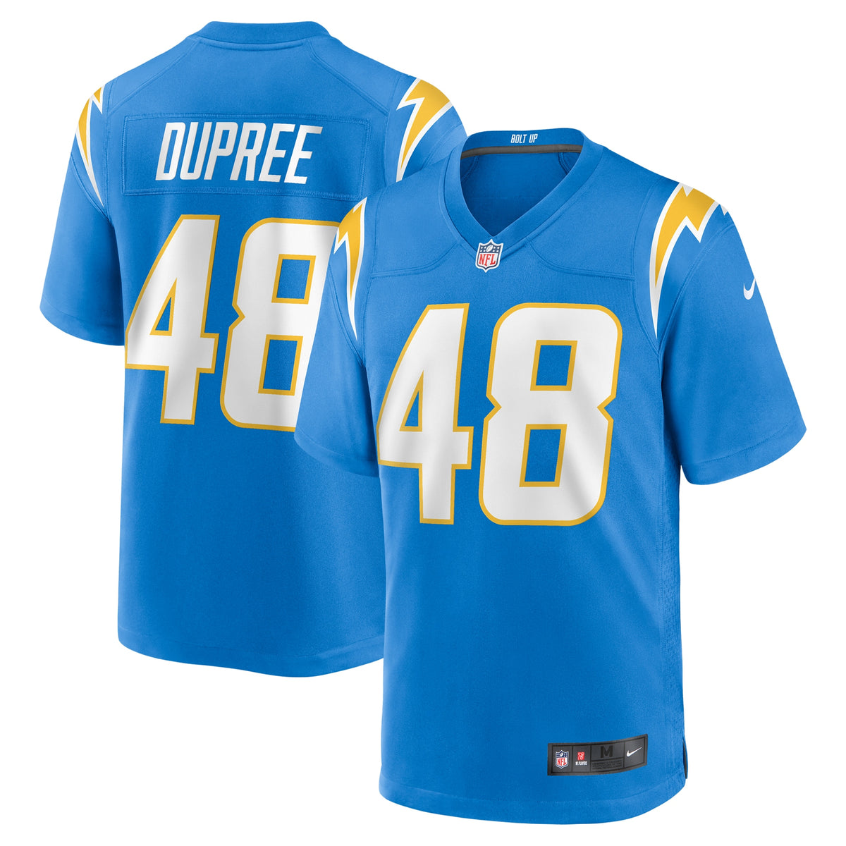 Bud Dupree Los Angeles Chargers Nike Team Game Jersey Powder Blue