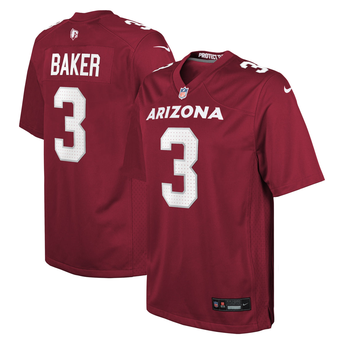 Budda Baker Arizona Cardinals Nike Youth Game Jersey Cardinal
