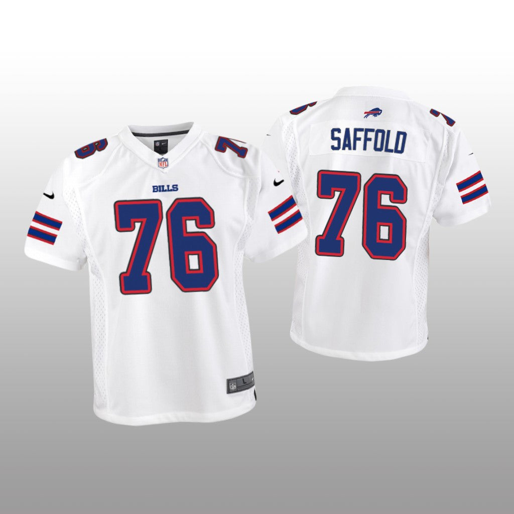 Buffalo Bills Rodger Saffold White Jersey Game Youth