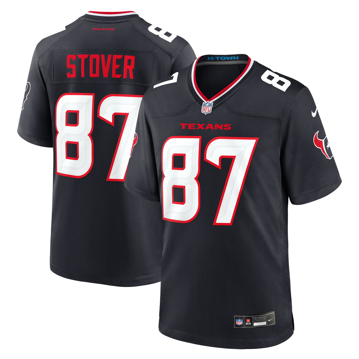 Cade Stover Houston Texans Nike Game Jersey Navy