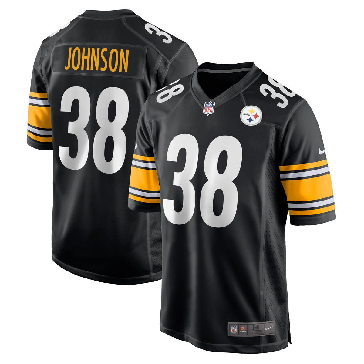 Caleb Johnson Pittsburgh Steelers Nike Game Jersey Black