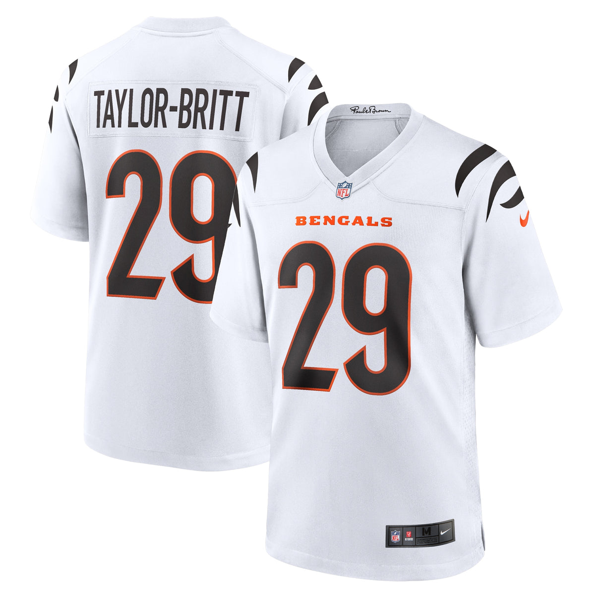 Cam Taylor-Britt Cincinnati Bengals Nike Game Jersey White