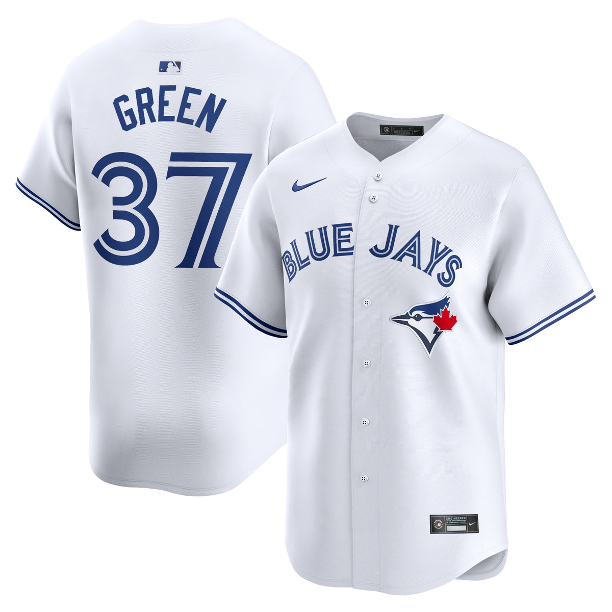 Chad Green Toronto Blue Jays Nike Home Limited Player Jersey White